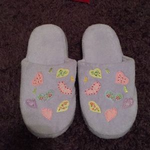 Lavender slippers